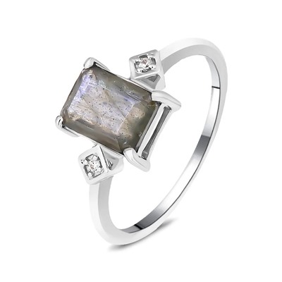 Кольцо, лабрадорит, Марьям