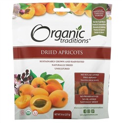 Organic Traditions, Dried Apricots, 8 oz (227 g)