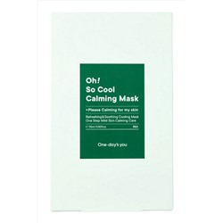 One-day's you Успокаивающие тканевые маски / Oh! So Cool Calming Mask, 5 шт. KRISTALLER, 1109494
