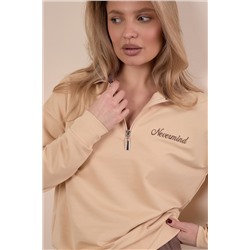 Толстовка из футера с вышивкой М325415ВШбк