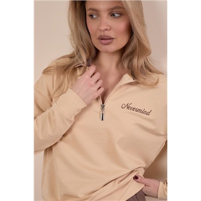 Толстовка из футера с вышивкой М325415ВШбк