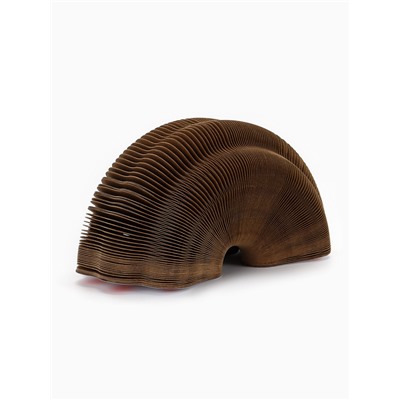 Когтеточка - игрушка «Пижон. Бублик», 11×11×7/20×11 см, гофрокартон, коричневая