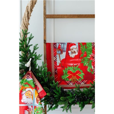 Полотенце кухонное Новогодние открытки НАТАЛИ, 927161