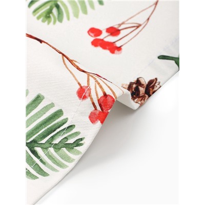 Набор сервировочных салфеток с декоративными кольцами «С Новым Годом», 40×40 см - 4 шт., 100% хлопок, саржа 190 г/м²