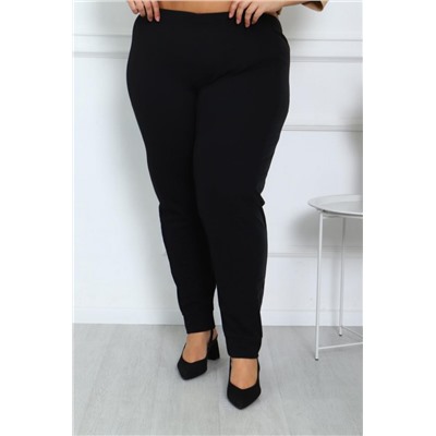 Брюки 24660 (Черный кожа)