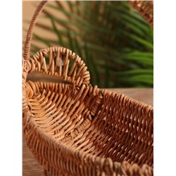 Корзинка в форме рыбки, 11×32×25 см, ротанг