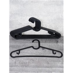 Вешалка для одежды 10 штук набор / DS-13 /уп 30/ черная