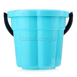 Набор №650 сафари: ведро-цветок большое, ситечко-цветок большое, лопатка №5, грабельки №5, формочки (ракушка №1 + морская звезда №2), лейка малая №4