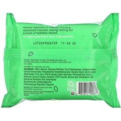 Clean & Clear, Watermelon Cleansing Wipes, 25 Wipes