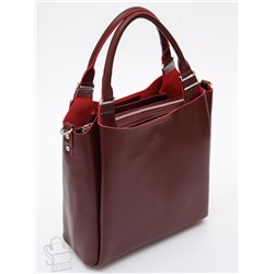 Сумка женская кожаная 1013M wine red Polina&Eiterou