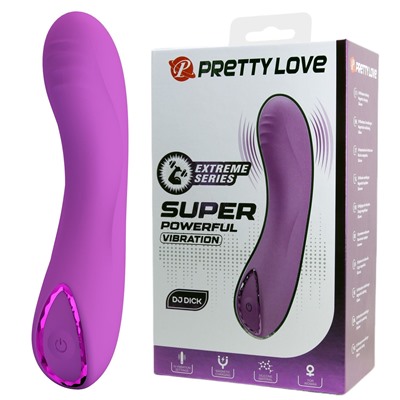 Фиолетовый мини-вибратор DJ Dick - 12,7 см.
