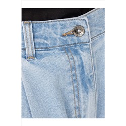 Широкие джинсы с защипами из эластичного денима VILATTE, 1230654