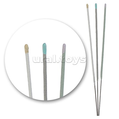 Бенгальская свеча 400мм. "Уральские самоцветы"  (в уп. 3 шт)