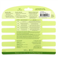 Green Sprouts, Stay Dry Bibs, 3-12 Months, White, 10 Pack