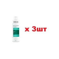 Vichy Шампунь-уход против перхоти для сухой кожи головы 75мл 3шт