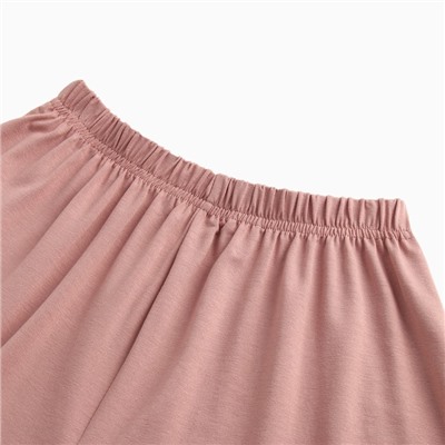 Пижама женская (футболка, шорты) MINAKU: Home collection, размер 42, розовая