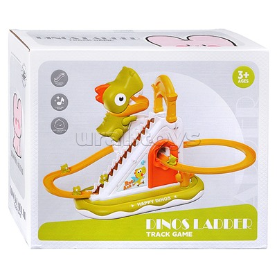 Игровой набор-трек "Динозаврик поднимается по лестнице" в коробке