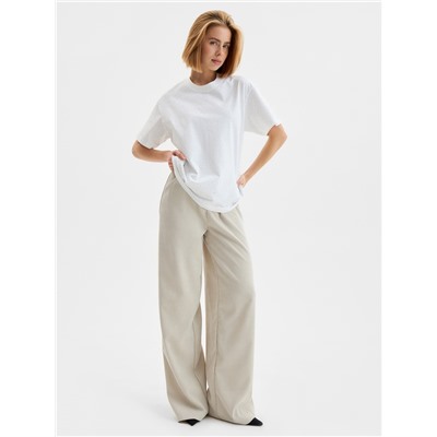 Футболка со стразами женская MIST, белая, размер 42-44