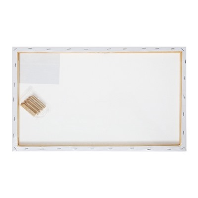 Холст на подрамнике, хлопок 100%, 1.6×30×50 см, акриловый грунт, мелкозернистый, 280 г/м²