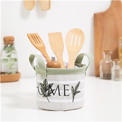 Текстильная корзинка Этель «Пионы», 12×14 см