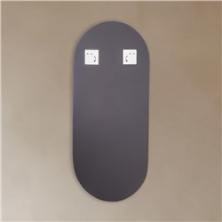 Зеркало интерьерное настенное, овальное, 50×110 см