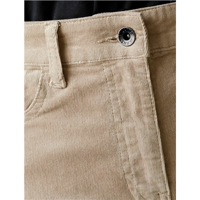 Брюки из эластичного микро-вельвета