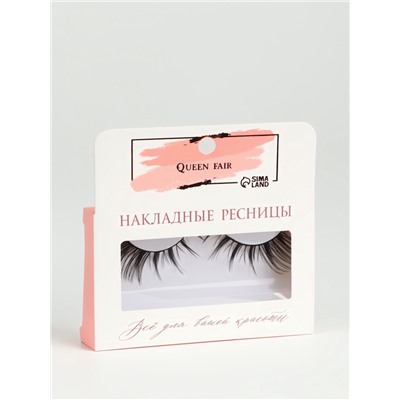 Ресницы накладные «Неповторимость», 10-18 мм, без клея, чёрные