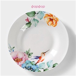 УЦЕНКА Тарелка суповая «Пташка» 20.2×3 см