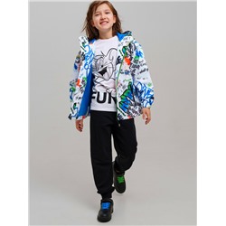 Куртка текстильная с полиуретановым покрытием для мальчиков (ветровка)