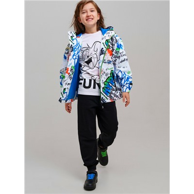 Куртка текстильная с полиуретановым покрытием для мальчиков (ветровка)