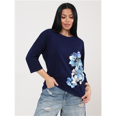 Мимулус - футболка чернильный