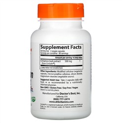 Doctor's Best, экстракт корицы с CinSulin, 250 мг, 120 вегетарианских капсул