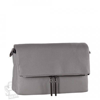 Сумка женская кожаная 8360VG l.gray Vitelli Grassi
