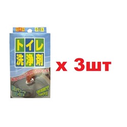 Nagara Средство для чистки туалета 4.5г*5шт 3шт