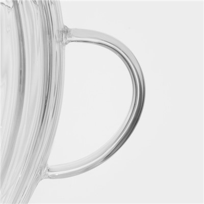 Кружка стеклянная с двойными стенками «Риба», 250 мл