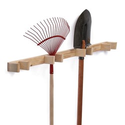 Держатель для садового инвентаря, настенный, под 4 инструмента, Greengo