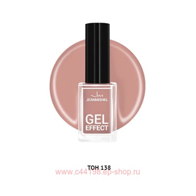 JEANMISHEL Лак Nude collection с эффектом геля тон 138 персиковый 12мл