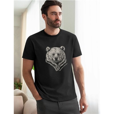 Футболка из премиального хлопка с авторским принтом