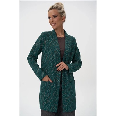 Кардиган Уютный вечер 2 (изумрудный)