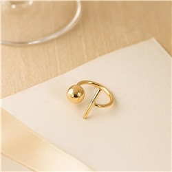 Кольцо 16 р коллекция "Xuping" покрытие позолота, арт.004.046-16