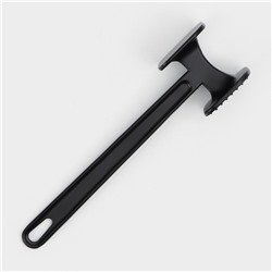 Молоток для мяса Magistro Alum black, 110 грамм, 22 см, чёрный