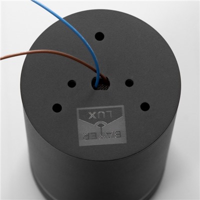 Светильник «Анди» GU10 черный 7×7×11 см