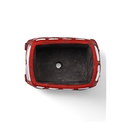 Горшок для цветов «Автобус Барт» керамический, 300 мл, 11.5×7×7 см, красный