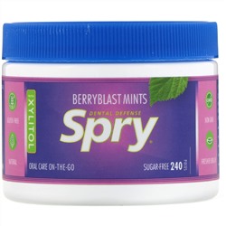 Xlear, Spry, ягодные драже, без сахара, 240 штук, (144 г)