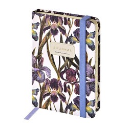 Блокнот А6 100л линейка MEGAPOLIS JOURNAL" "FLORA.ИРИСЫ" на резинке 3-478/23 Bruno Visconti