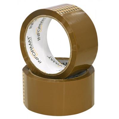 Клейкая лента 48 мм х 57 м коричневая 40 мкм N5066-01 inФОРМАТ