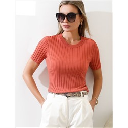 Джемпер тонкой вязки из вискозы с нейлоном