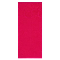 Полотенце махровое банное "Волна", размер 70х130 см, 300 г/м2, цвет малина