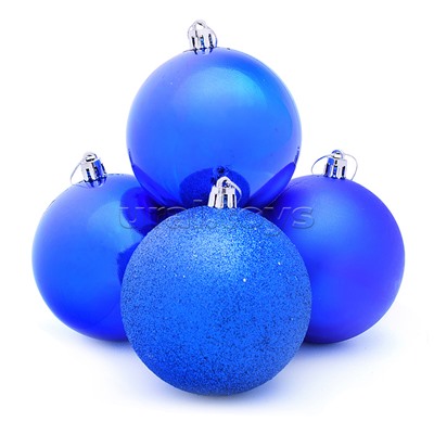 Набор шаров "Новогодняя ночь" (8см) в пакете