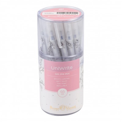 Ручка гелевая "UniWrite. Сакура" 0.5 мм синяя 20-0305/08 Bruno Visconti